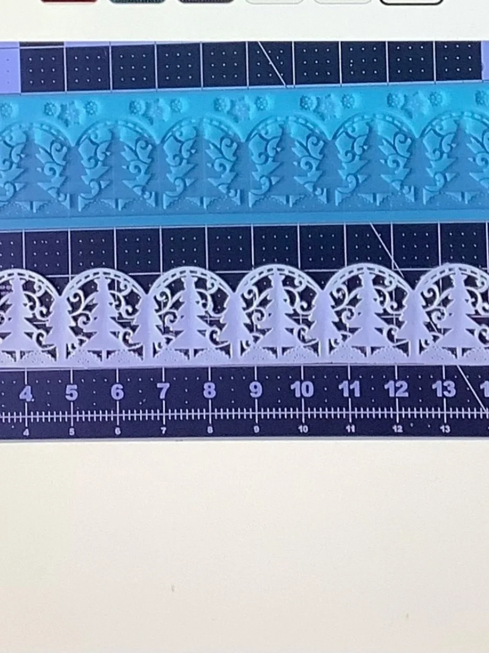 Christmas Large Size Silicone Cake Decorating Mold 3D Food Grade Silicone, 2 pcs